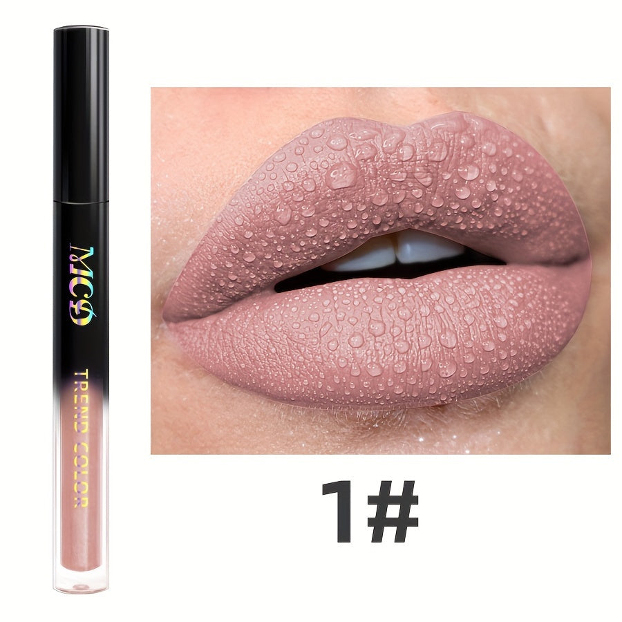 Women Long Lasting Waterproof Lip Gloss Lip Oil Lipstick Moisturizing