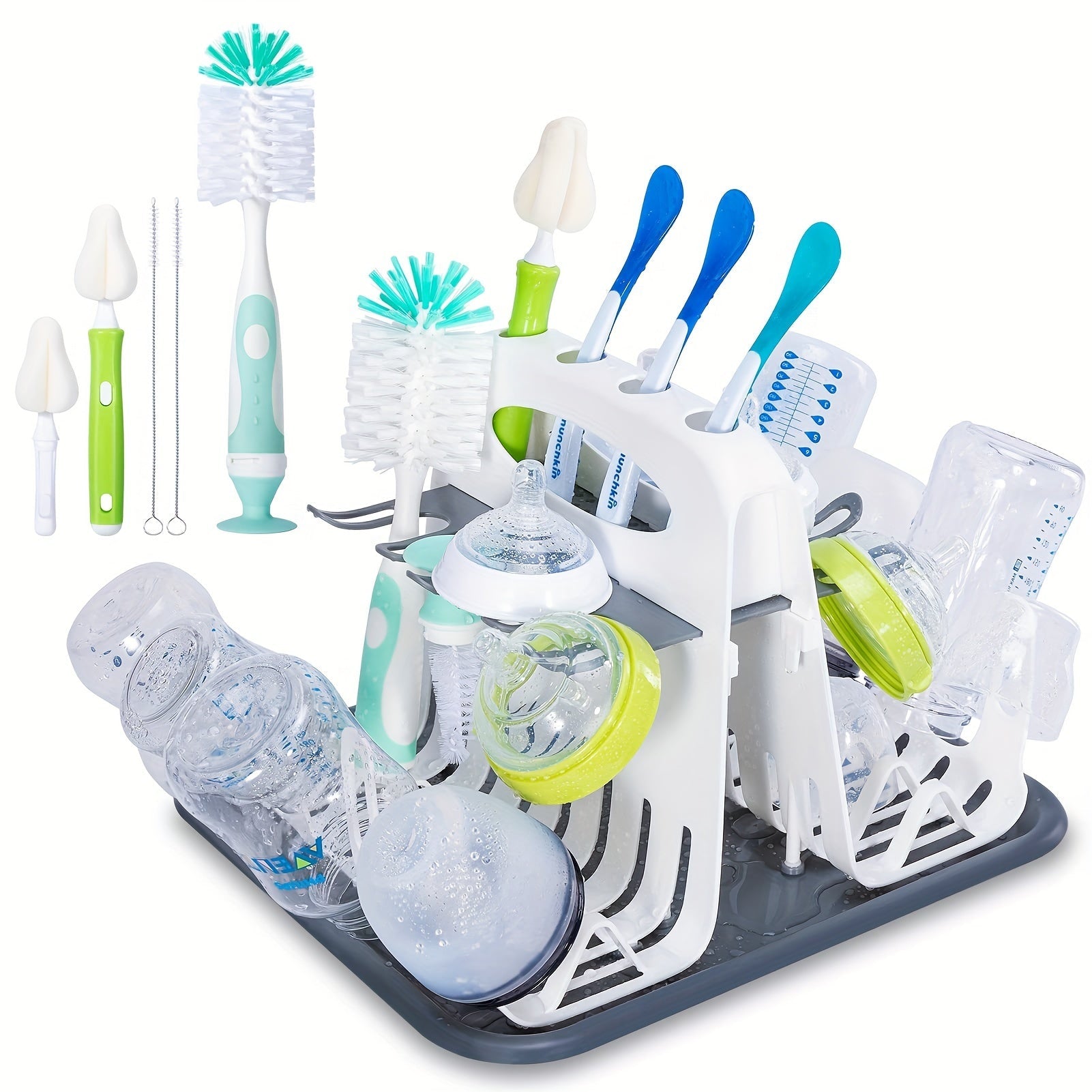Kitchen Drying Rack for Bottles Pacifiers Straws Spoons Forks Baby Feeding