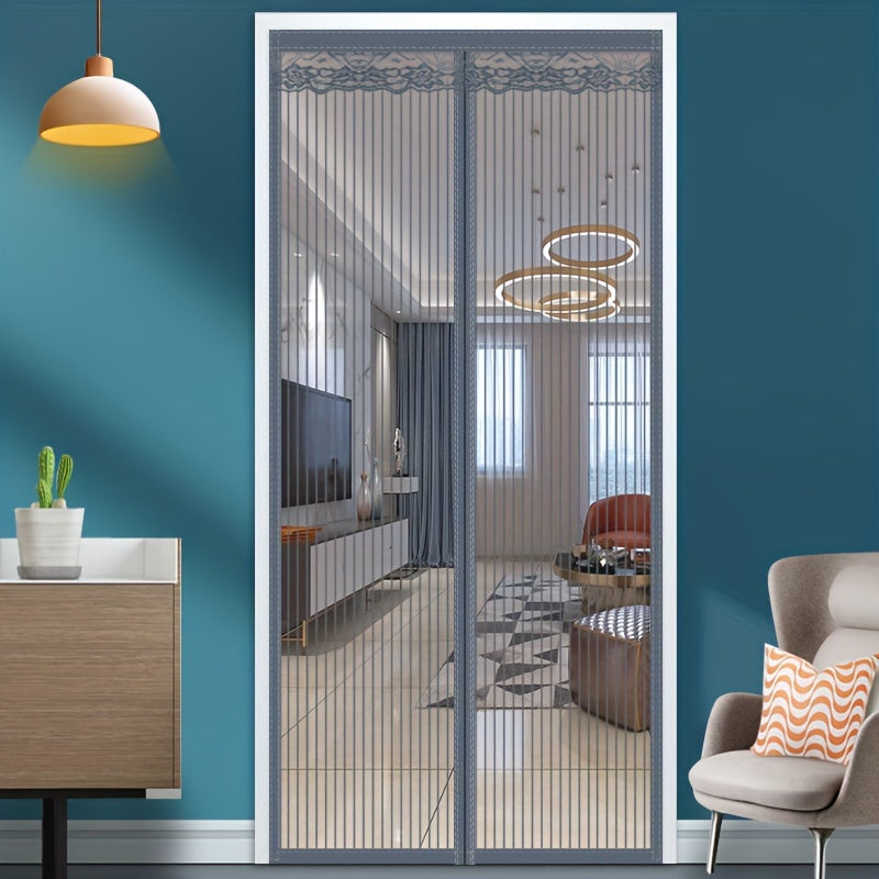 Magnetic Screen Door with Durable Mesh for Pets and Mosquito Prevention