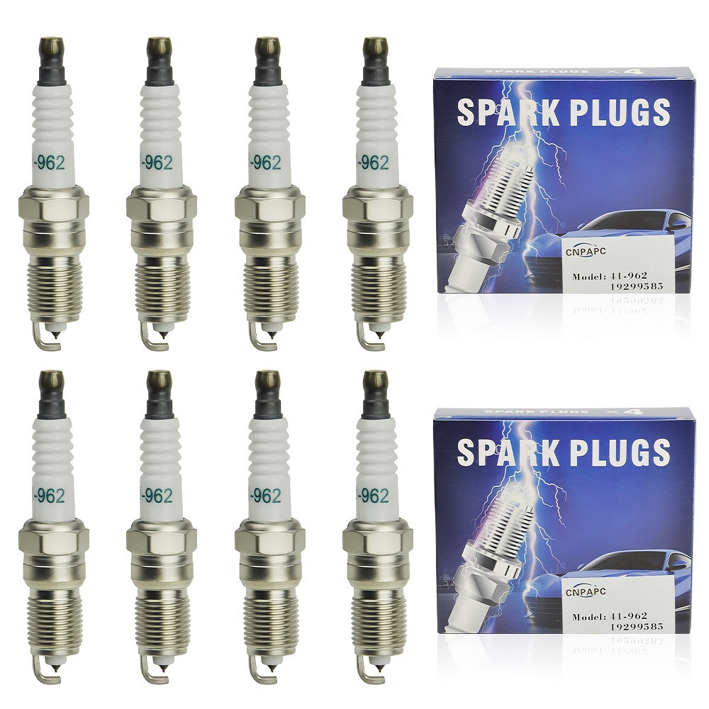 Upgraded Spark Plugs 8pcs Automotive Replacement for Trucks