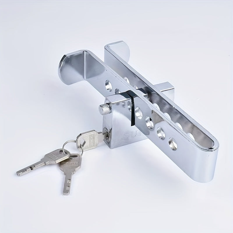 Universal Stainless Steel Car Brake Clutch Lock Security Tool with 3 Keys