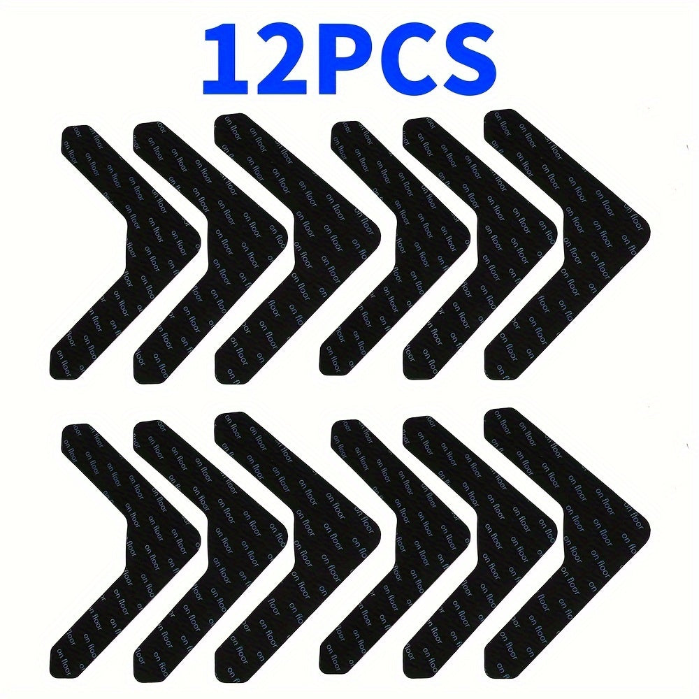 Double-Sided Rug Gripper Tape Non-Slip Washable for Hardwood and Tile Floors Pack of 20