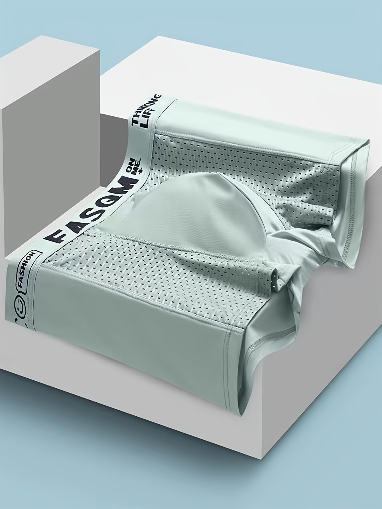 Men's Summer Mesh Underwear 1/3/5 Pack Breathable Cotton Spandex Shorts