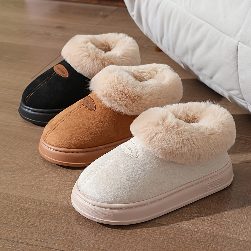 Women's Snow Boots Warm Thick Sole Indoor Outdoor Shoes