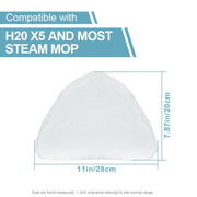 Shark X5, H20, S302, S001 bug'usi uchun mos keladigan ikki ultra-ingichka tolali almashtirish mop padlari. Ushbu vakuum va pol parvarishlash aksessuarlari bilan polingizni toza saqlang.