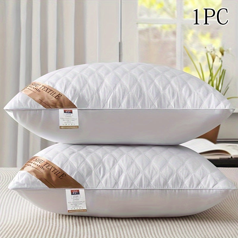 Подушка качества люксового отеля - регулируемая жесткость, прочный дизайн, легкий в уходе, идеальна для дома и гостевых комнат, чехол не включен, стандартный размер