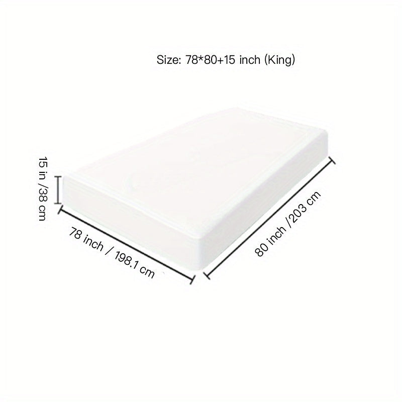 Protector de colchón impermeable de punto jersey transpirable con bolsillos profundos