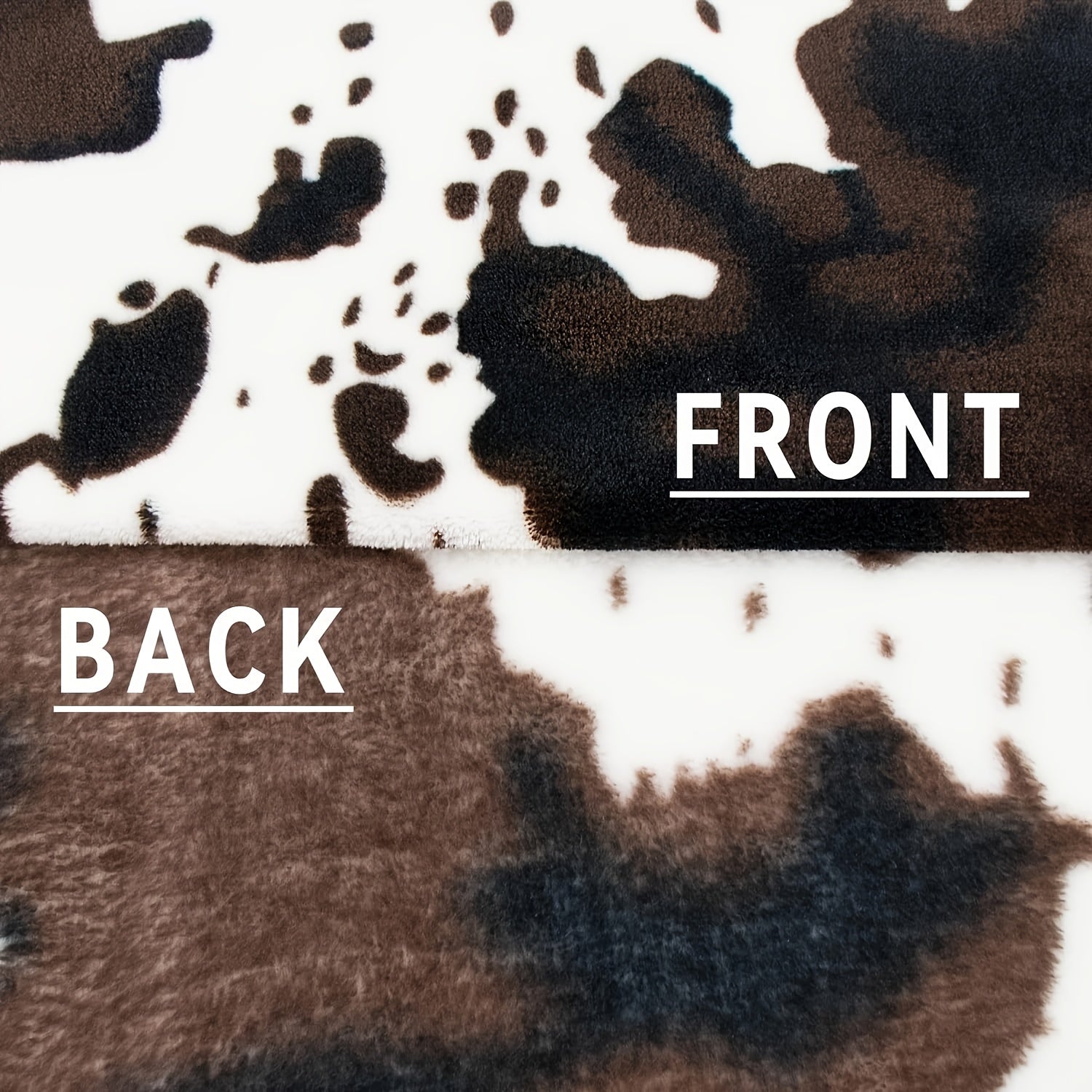 Мягкое и уютное одеяло в коровий принт - Пуховое флисовое покрывало для комфорта круглый год - Отлично подходит для дочерей, взрослых, студентов и подростков