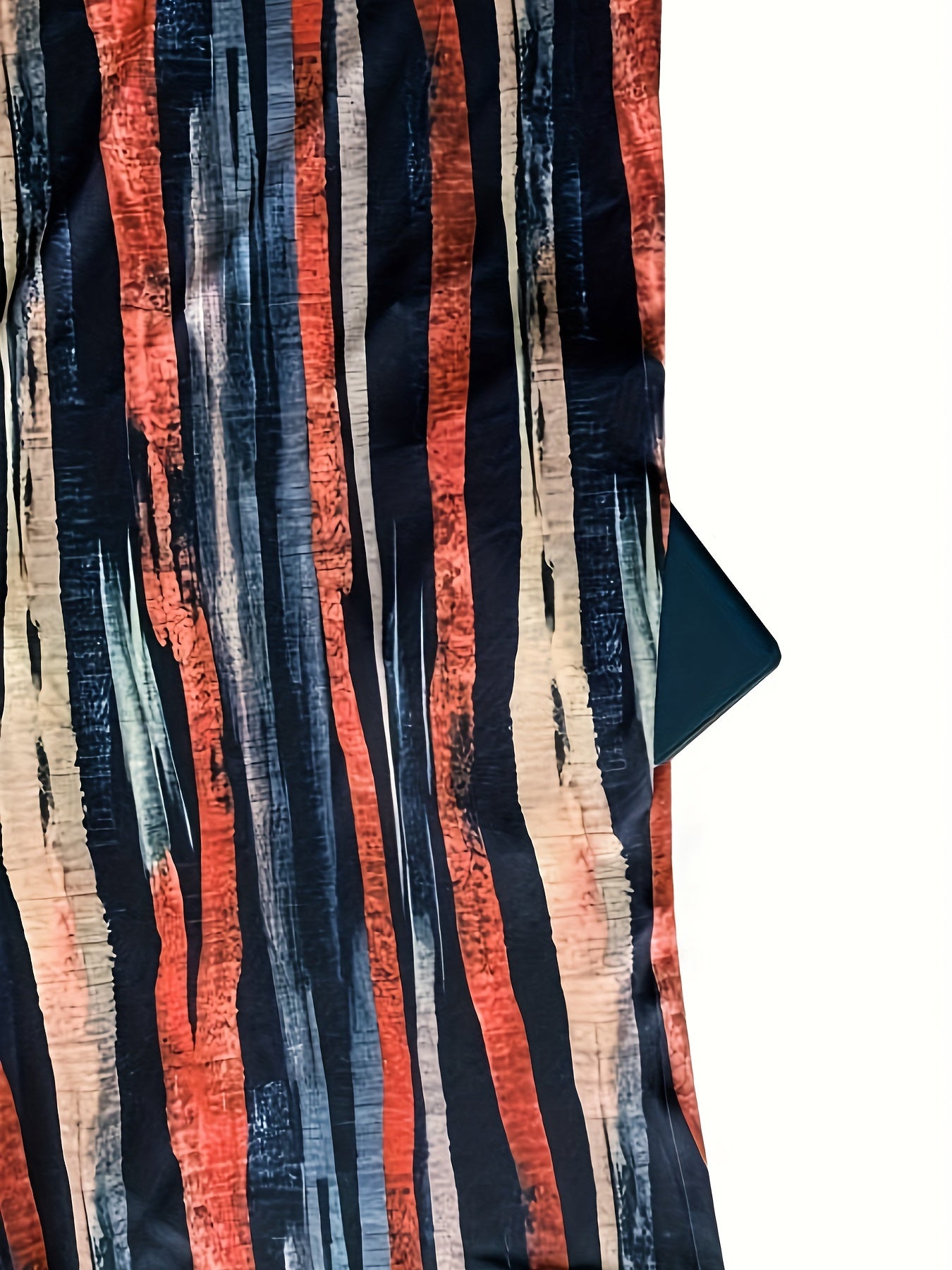 Plus Size Women's Summer Sleeveless Striped Romper with Pockets