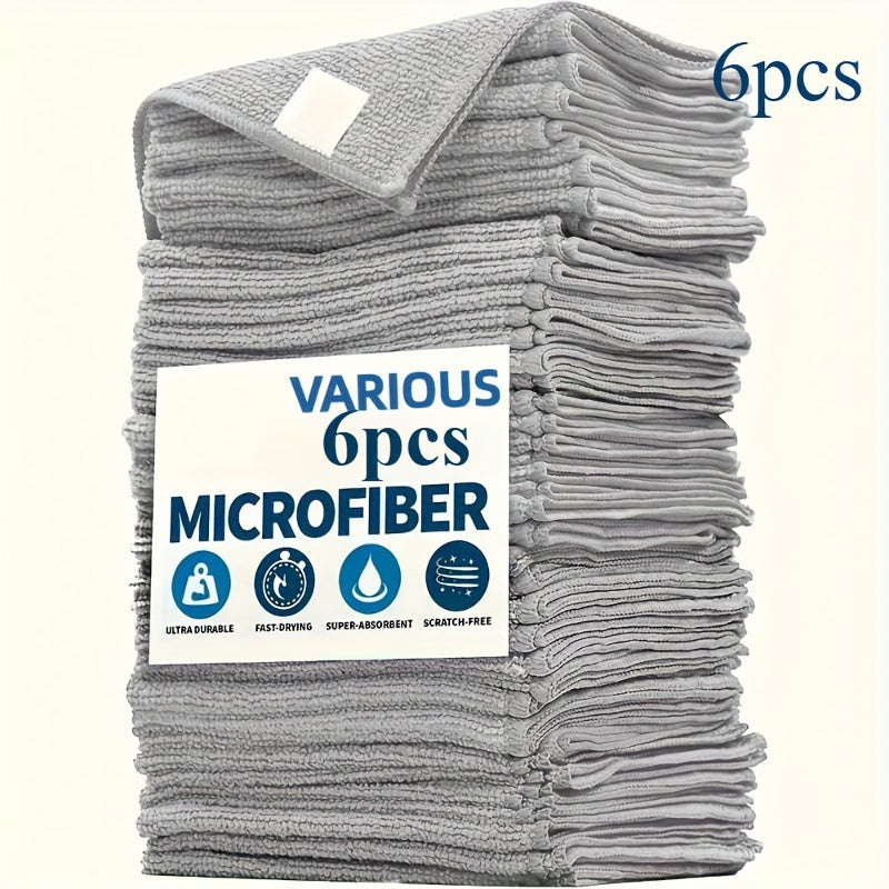 Juego de toallas de microfibra para limpiar coches, ultraabsorbentes, de secado rápido y sin pelusas