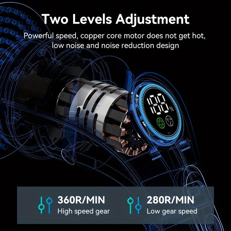 7-in-1 Electric Spin Scrubber with LCD Display, Reusable Brush Heads, 3 Speeds