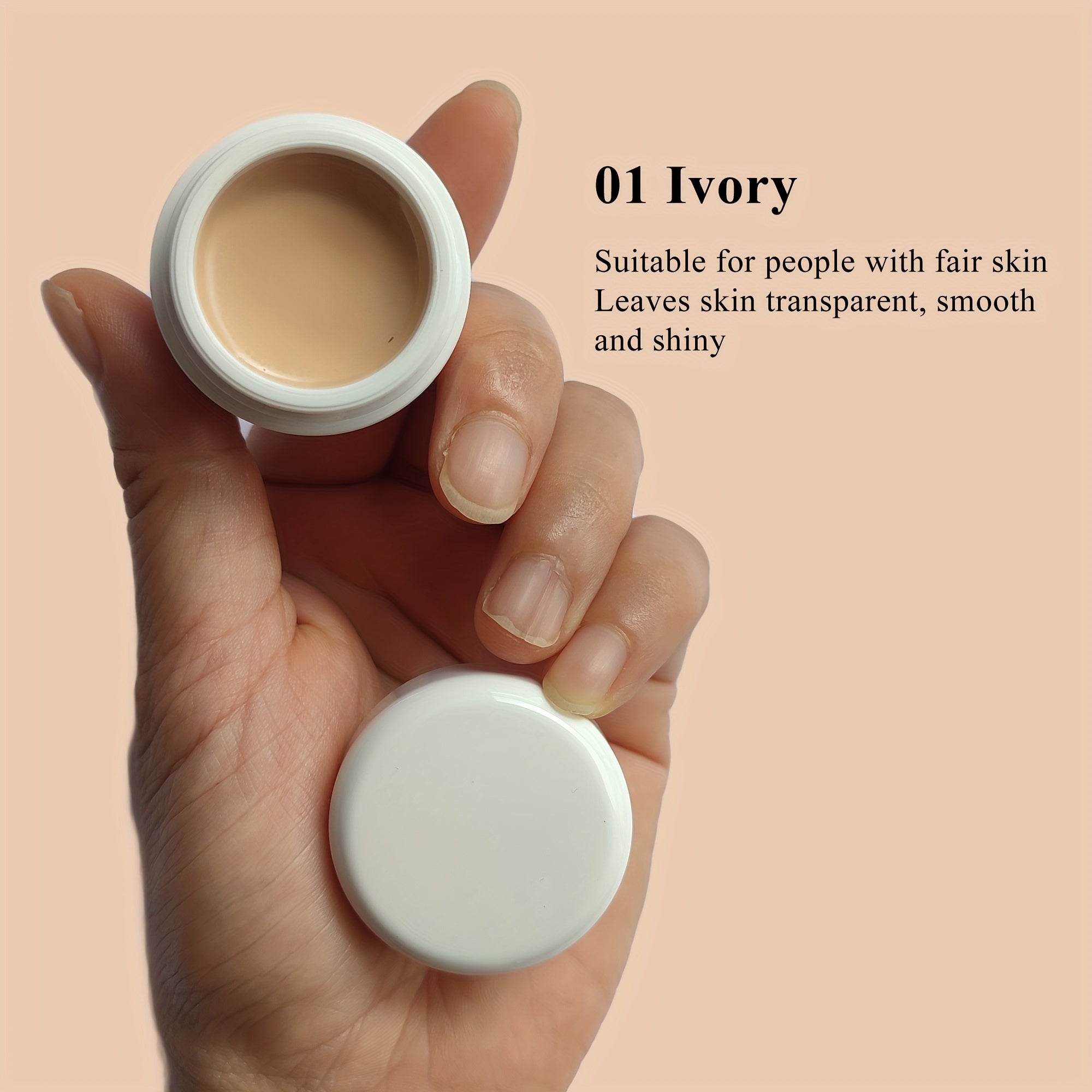 2 dona To'liq Qoplamali Yuz Konturni Freckle va Yara uchun Kremsi Uzun Muddati