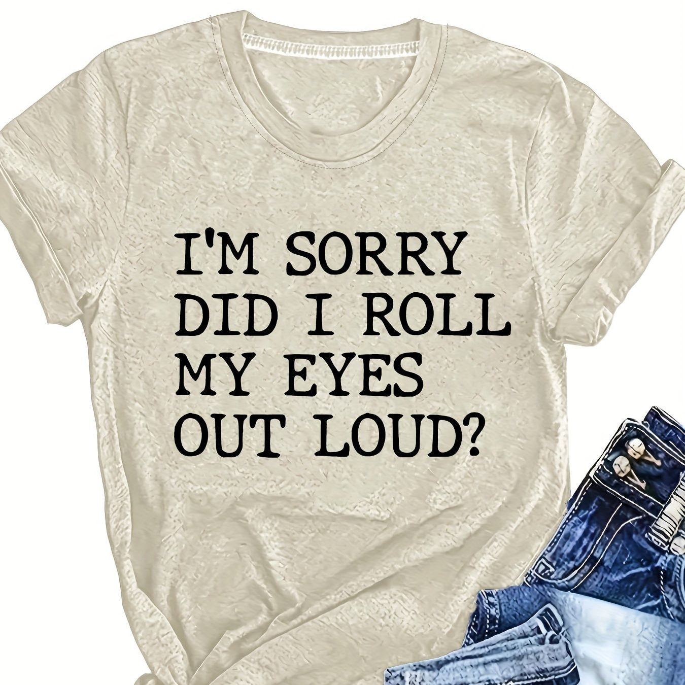 Women's Loose Fit Short Sleeve Casual T-Shirt for Layering