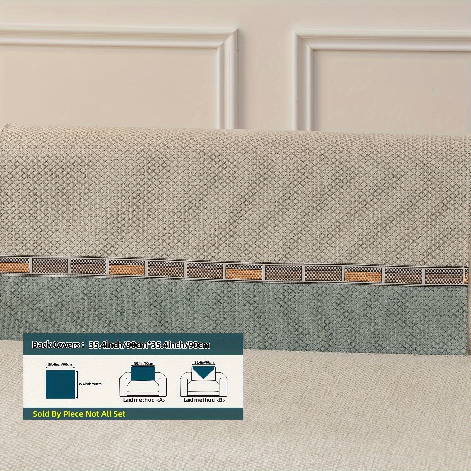 Bohemian Diamond Chenille Sofa Cover Pet-Friendly Non-Slip Protector for Home Decor