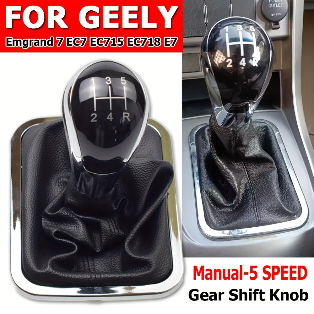 Manual Transmission Gear Shift Knob for Car with ABS Material Fit for Geely EC7