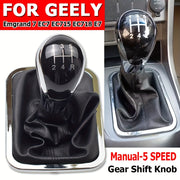 Manual Transmission Gear Shift Knob for Car with ABS Material Fit for Geely EC7