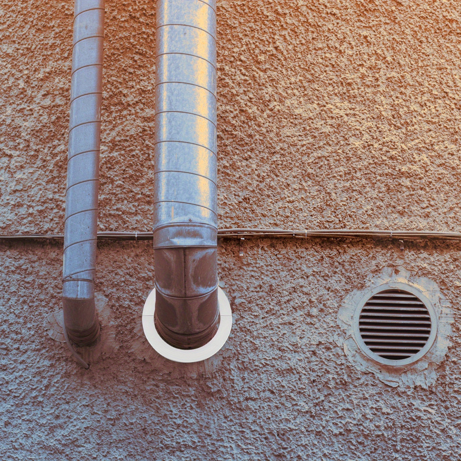 Stainless Steel Rosette Cover 160mm for Chimney and Shower Pipes