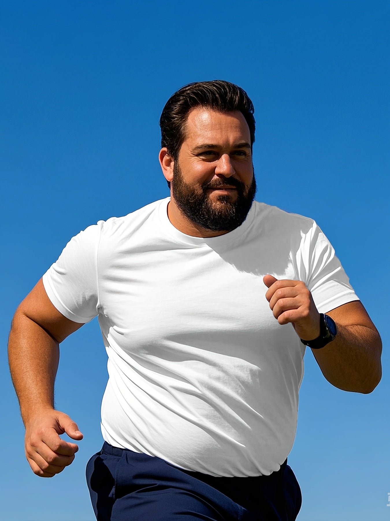 Pack de 6 camisetas deportivas de manga corta para hombre, transpirables, casuales y de tallas grandes