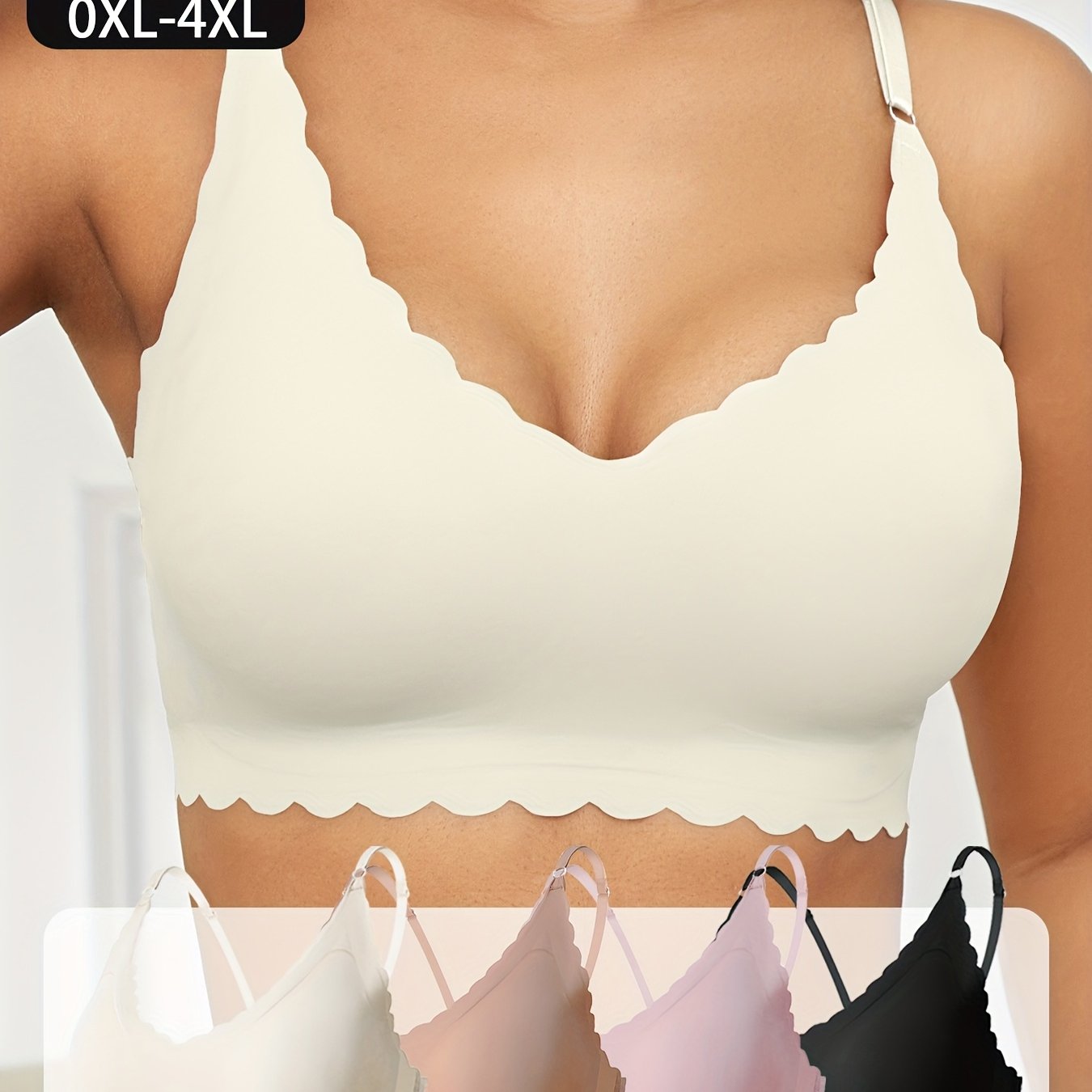 Women's Seamless Push-Up Bra Sets with Adjustable Straps and Breathable Fabric