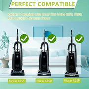 Riccar R25 seriyasi R25S, R25D, R25P uchun 8 ta mustahkam vertikal vakuum sumkalar to'plami, og'ir vaznli plastikdan tayyorlangan, uy va oshxona polini tozalash uchun ideal, vakuum tozalagichlar uchun almashtirish qismlari.