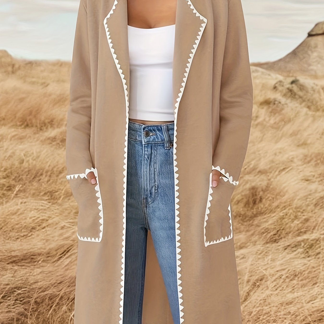 Women's Knit Cardigan Long Sleeve Open Front Solid Fall Winter Elegant