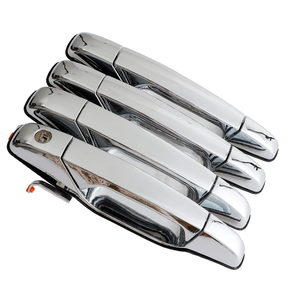 Eksterior xrom qora eshik tutqichlari to'plami SUV, yuk mashinasi uchun, 4 dona