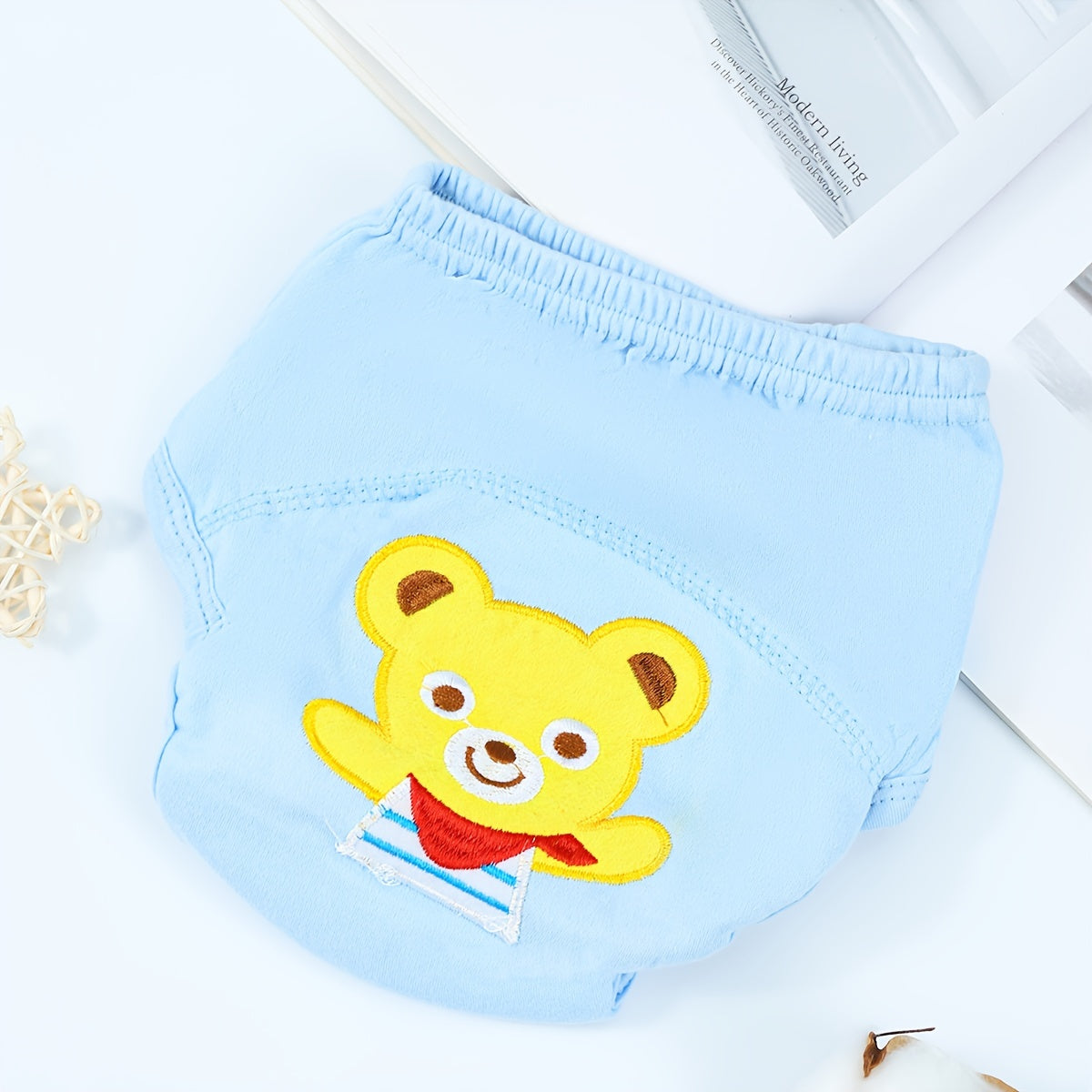 Toddler Training Pants Cotton Reusable Leak-Proof Potty Training Pants with Cartoon Pattern