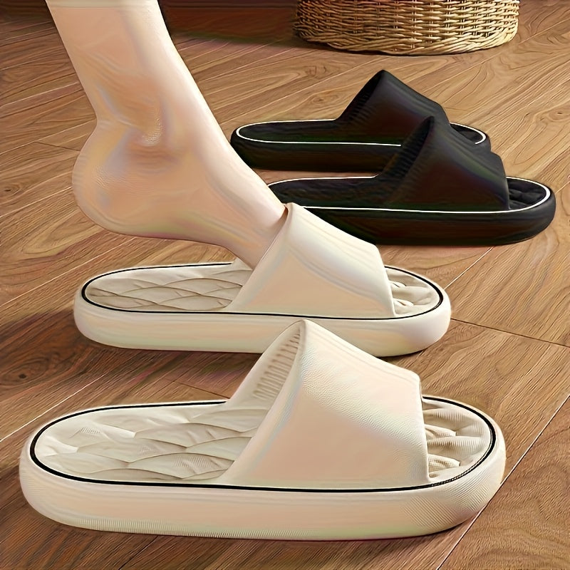 Ayollar uchun yopilmagan oyoq kiyimlari EVA slaydlar, yopilmagan barmoqli, qulay plyaj va basseyn uchun sandal