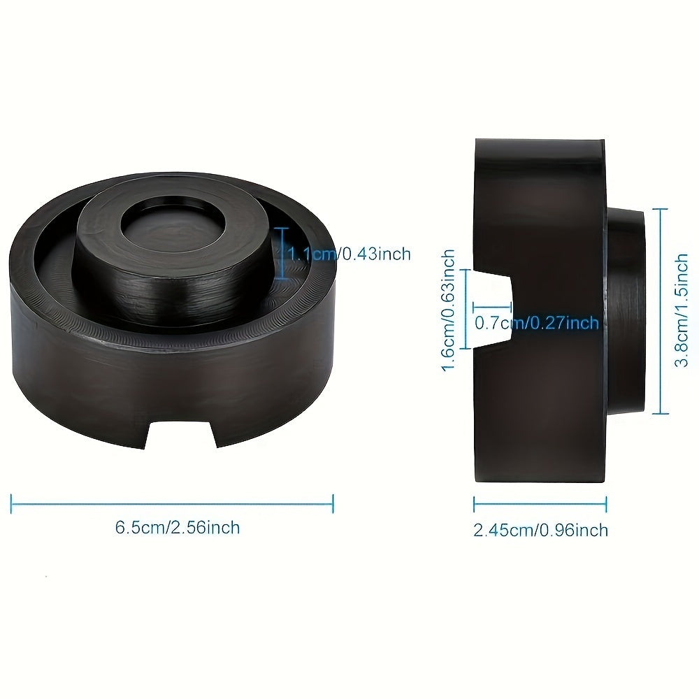 Universal Car Floor Slotted Rubber Jack Pad Frame Protector Adapter