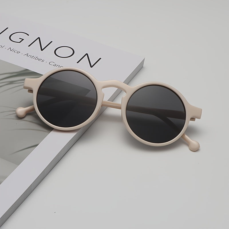 Ayollar uchun kichik oynali retro vintaj dumaloq ramkali ko‘zoynaklar