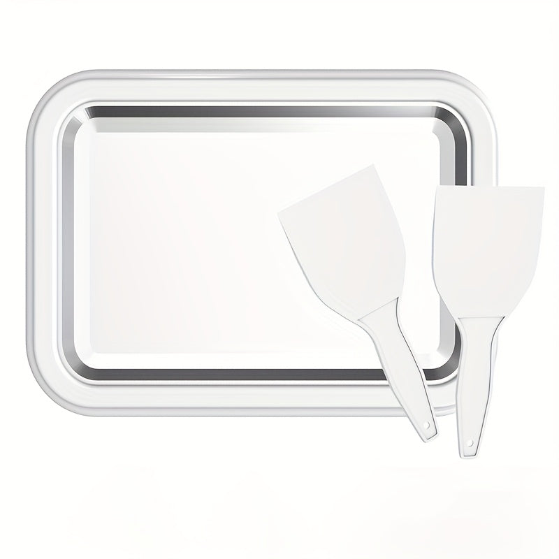 Máquina de helados de acero inoxidable para preparar helados caseros incluye espátulas