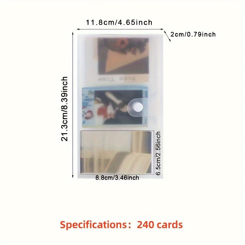 3-Inch Photo Album for Photos Postcards and Memories Gift for Valentine's Day Christmas New Year