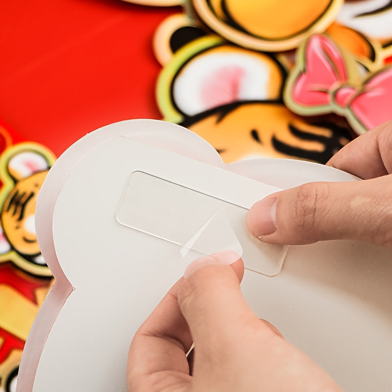 120 piezas de cinta adhesiva de doble cara de alta resistencia, ganchos de montaje para pared impermeables para cocina y baño