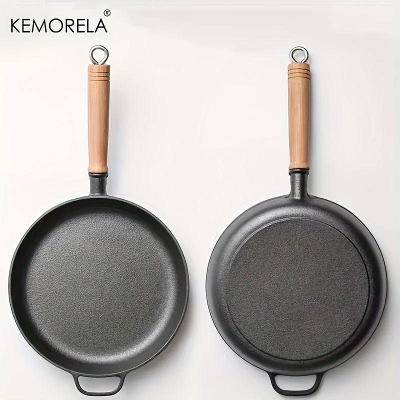Cast Iron Skillet Non-Stick Cookware for Gas Electric Induction Stoves 10 Inch