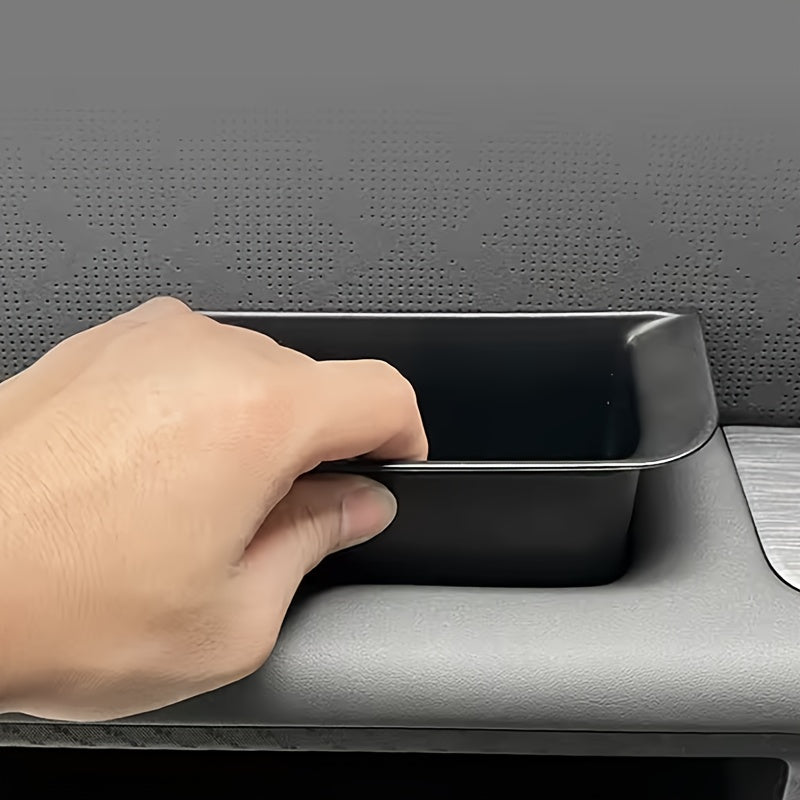 Car Interior Storage Box Black Organizer for SUV Door Tidy