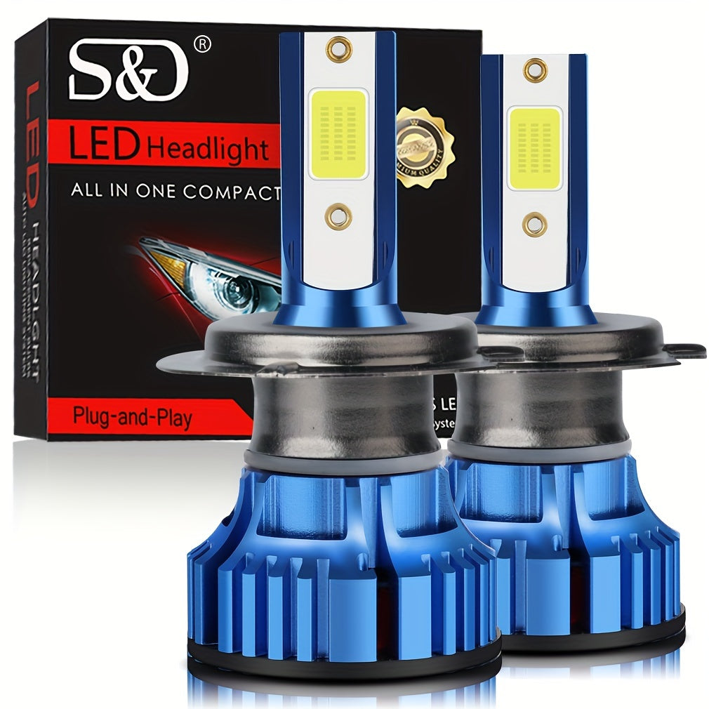 Car LED Headlight Bulbs 60W 20000LM Auto Lamp H1 H3 H4 H7 HB3 HB4