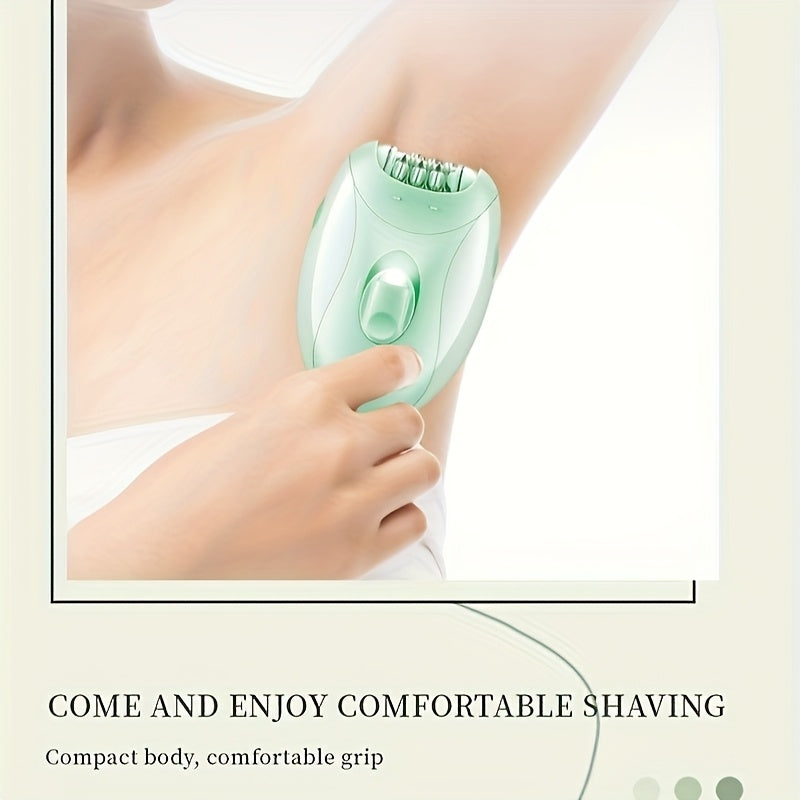 Six-Piece Rechargeable Hair Removal Kit with Shaver Facial & Bikini Trimmer