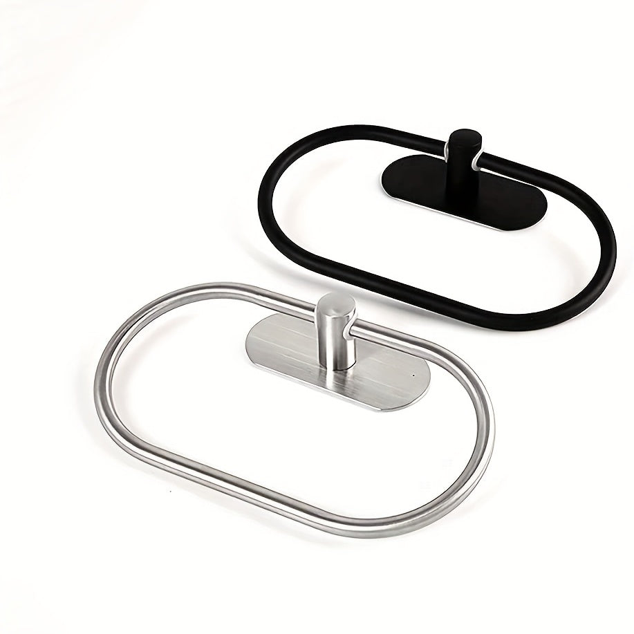Accesorios de baño de acero inoxidable autoadhesivos para almacenamiento de toallas y trapos