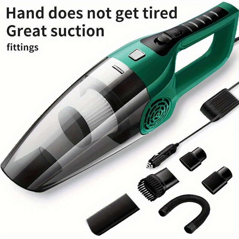 Portable Car Vacuum Cleaner with Strong Suction 12V Dust Removal
