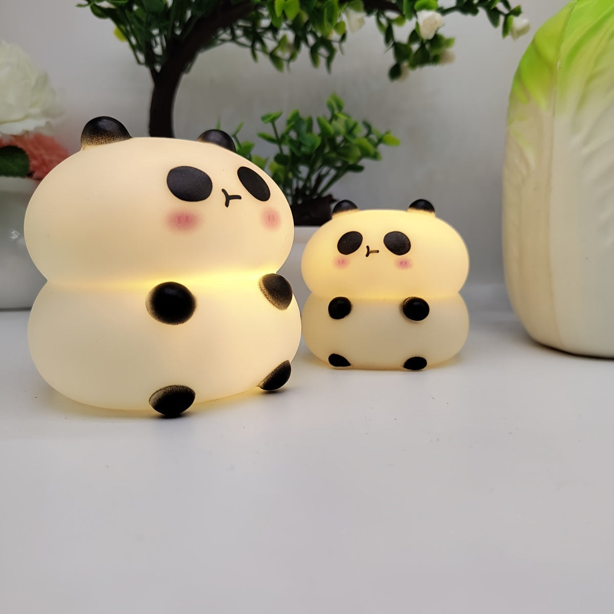 Luz nocturna LED alimentada por batería con control de palanca para dormitorio y habitación infantil