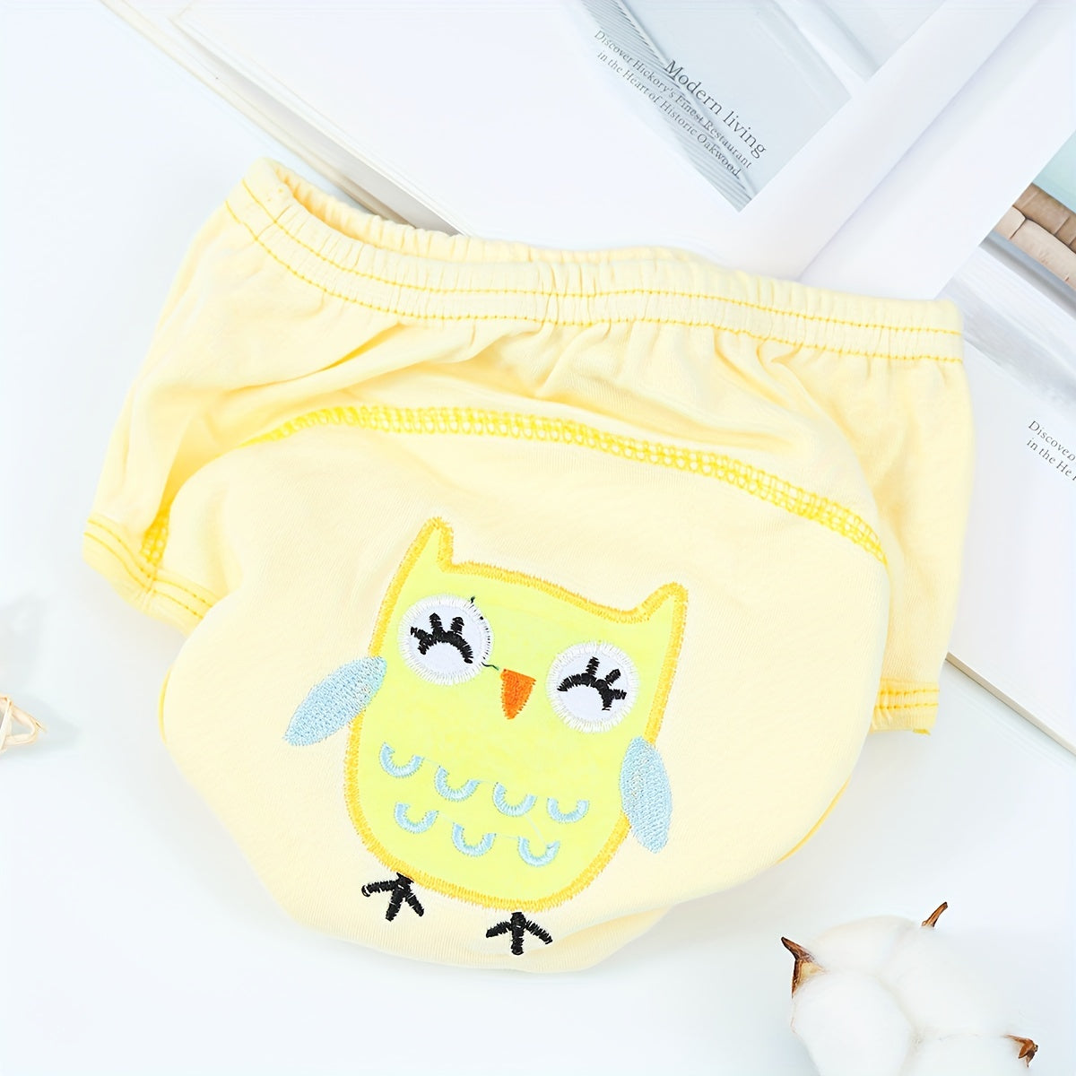 Toddler Training Pants Cotton Reusable Leak-Proof Potty Training Pants with Cartoon Pattern