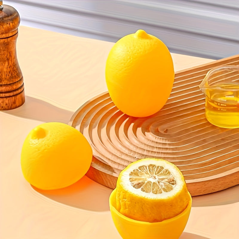 Lemon-Shaped Food Storage Box Fruit and Vegetable Fresh-keeping Container