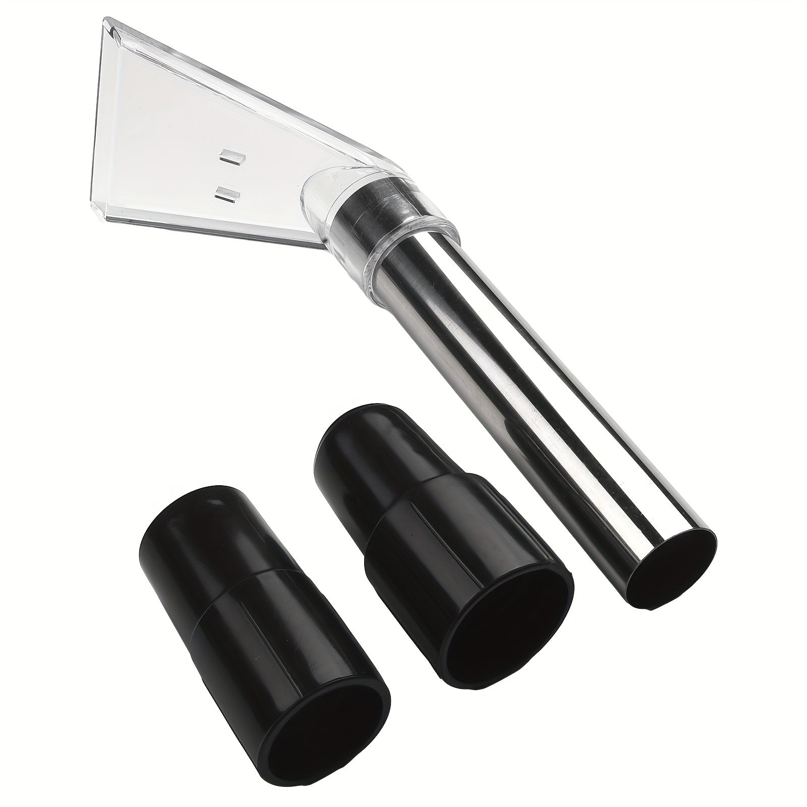 "Aylanadigan boshli cho'tka, nozzle va qulay gilam va pol tozalash uchun adapterlar bilan vakuum tozalagich aksessuarlar to'plami - 3 dona"