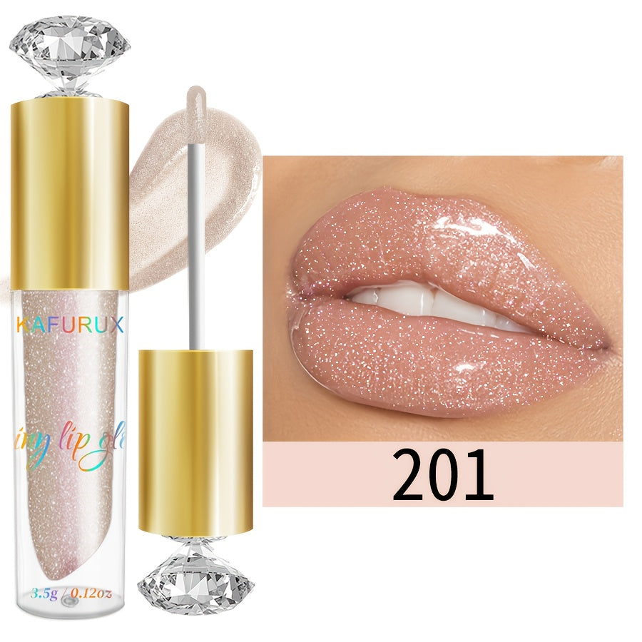 Women's Waterproof Lip Glaze Non-Sticky Pearlescent Shine Vibrant Colors