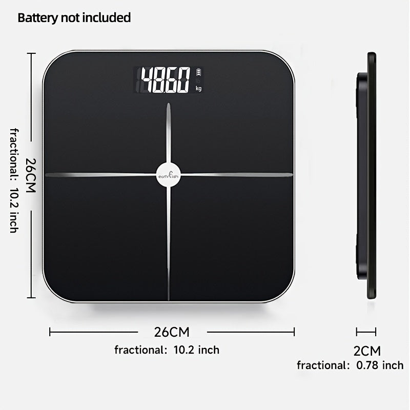 Цифровые напольные весы для ванной 180 кг Электронные Весы с округлым углом
