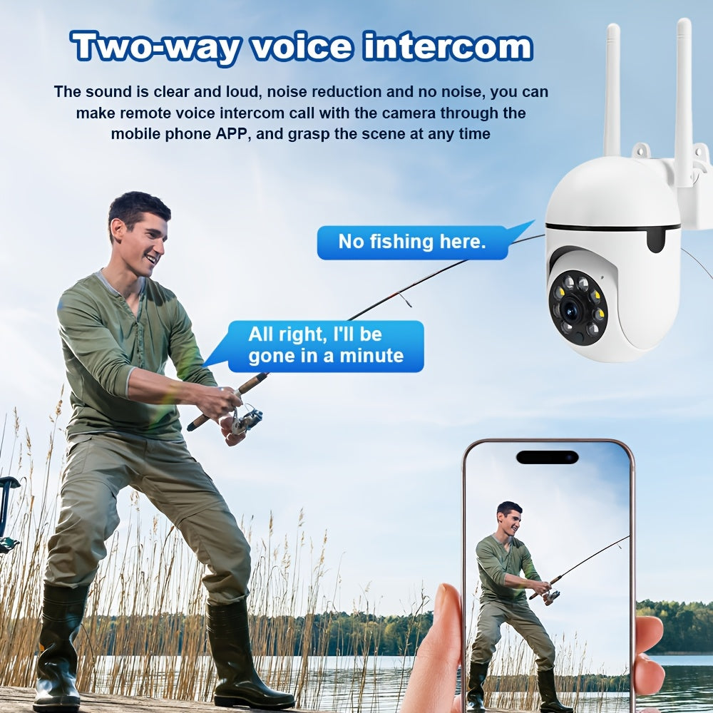 Wireless Security Cameras 1080P HD Night Vision Two-Way Audio Pan Tilt Zoom Motion Tracking for Home Security Pets Elderly Kids