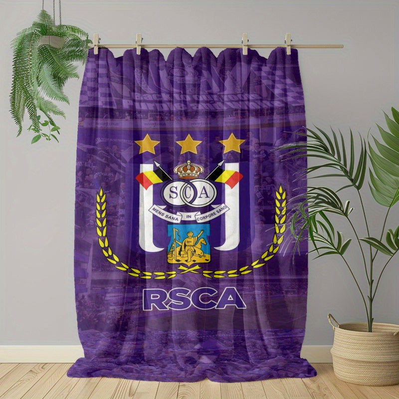 Digital Printed Flannel Blanket Soft All-Season Sofa Bed Polyester