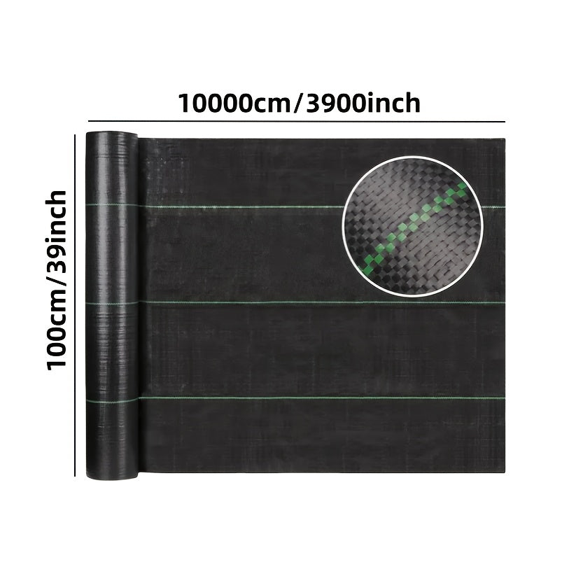 Heavy Duty PP Woven Ground Cover Fabric for Horticulture Agriculture Landscaping 50/100m