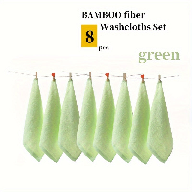 Paquete al por mayor de 8/16 toallas de bambú súper suaves y absorbentes para rostro y limpieza