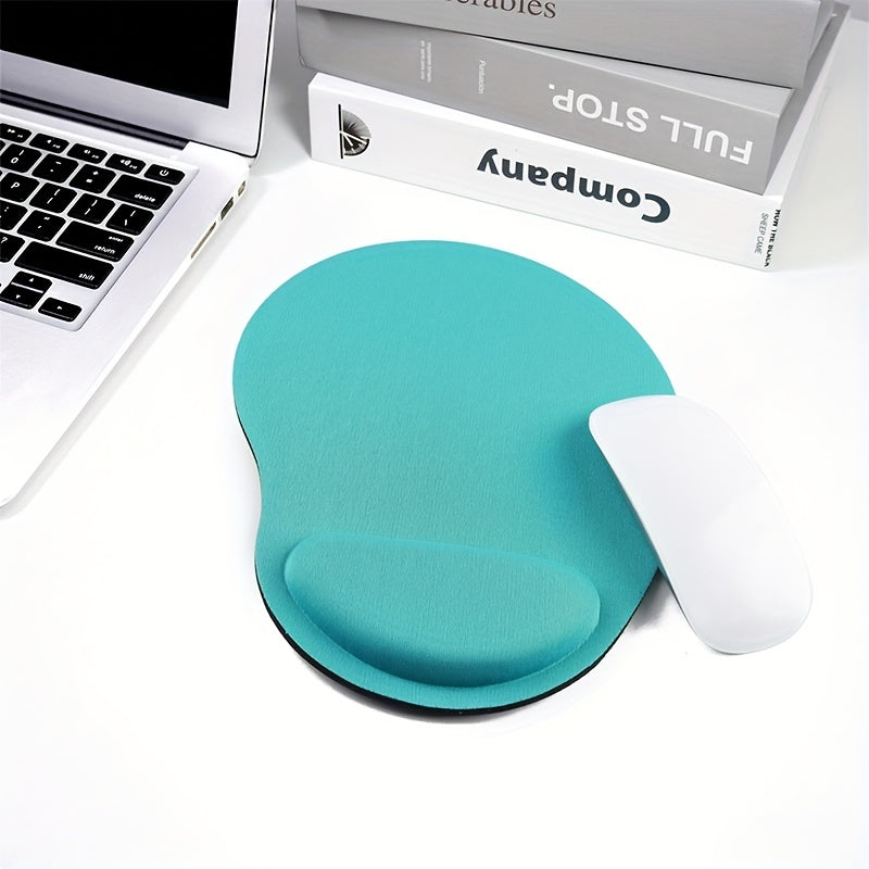 Ergonomic EVA Wrist Support Cushion with Memory Foam Mouse Pad for Office or Computer Use